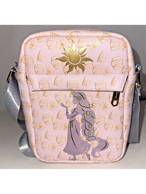 DISNEY Buckle-Down Princess Collection Crossbody BAG Rapunzel Adj Strap New Cond